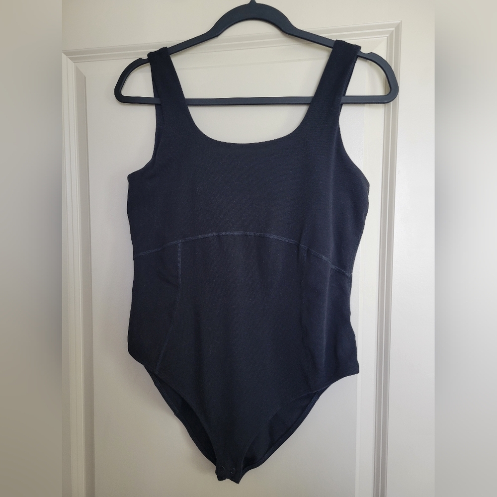 Old Navy Black PowerChill Tank Bodysuit
